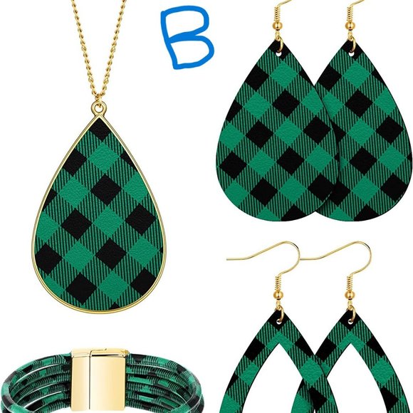 New 4 Pieces Women's Glitter Jewelry Set Bridal Wedding Multi-Layer Bracelet - Picture 3 of 15